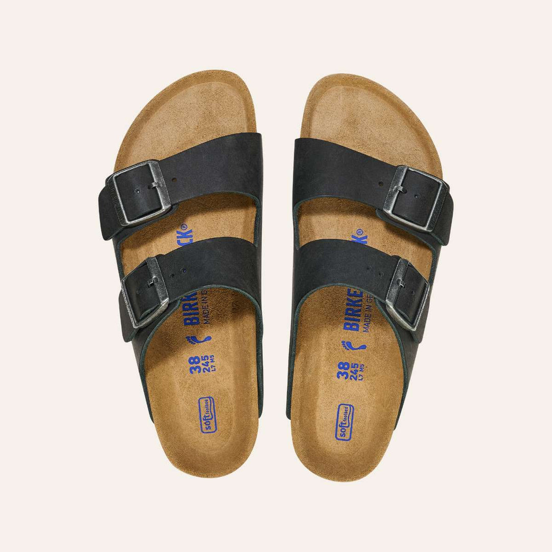 Birkenstock Arizona SFB Nubuck Svart W