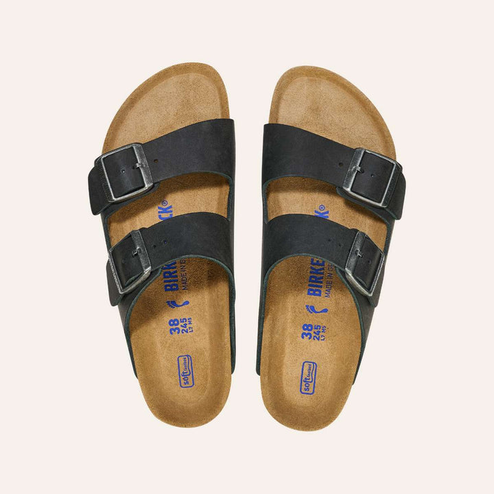 Birkenstock Arizona SFB Nubuck Svart W