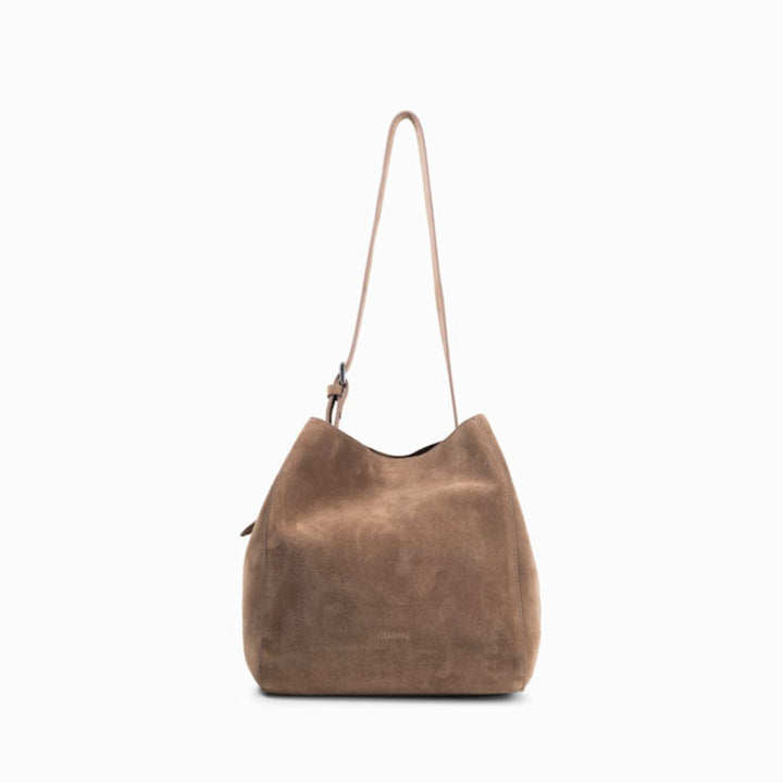Jim Rickey Sac Medium Suede Canguro