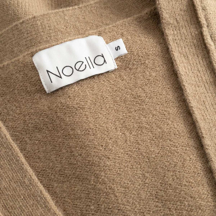 Noella Lenyx Knit Cardigan Timber Brown Melange