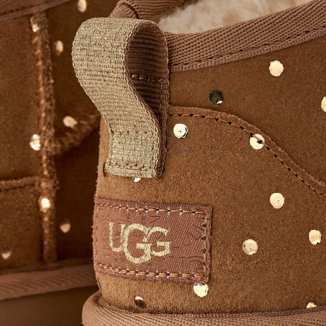 UGG Classic Ultra Mini Shiny Dots Chestnut K