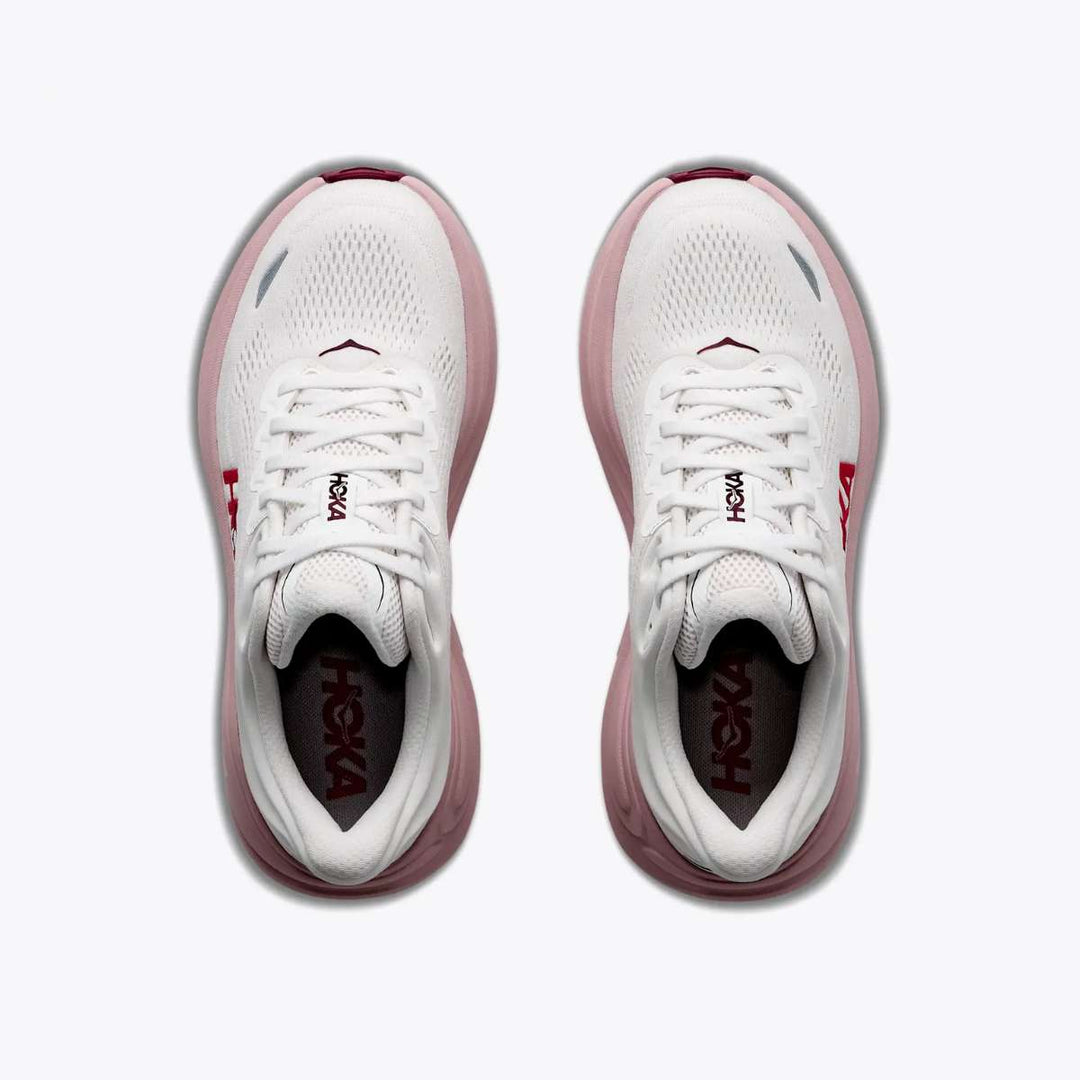 HOKA Bondi 9 White / Pink Opal W