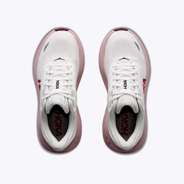 HOKA Bondi 9 White / Pink Opal W