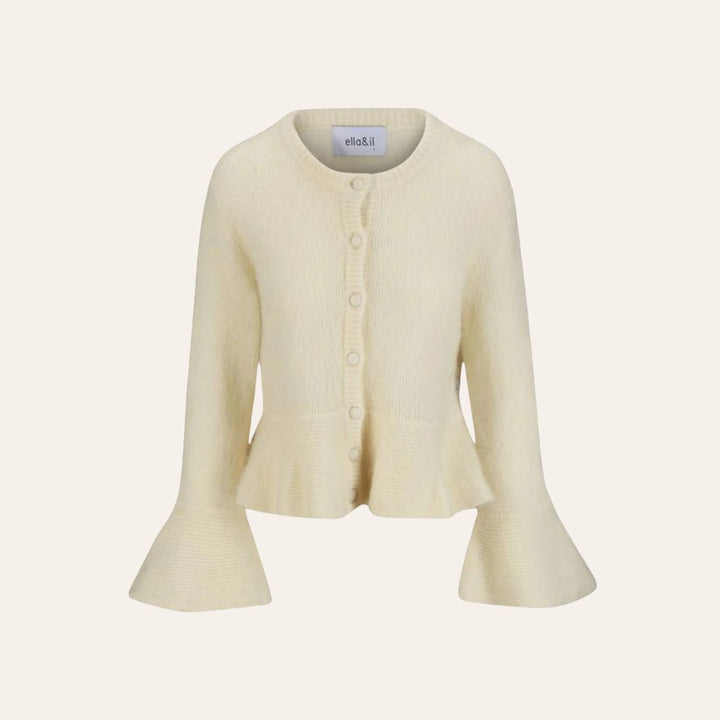 ELLA & IL Maren Chunky Cardigan Bright White
