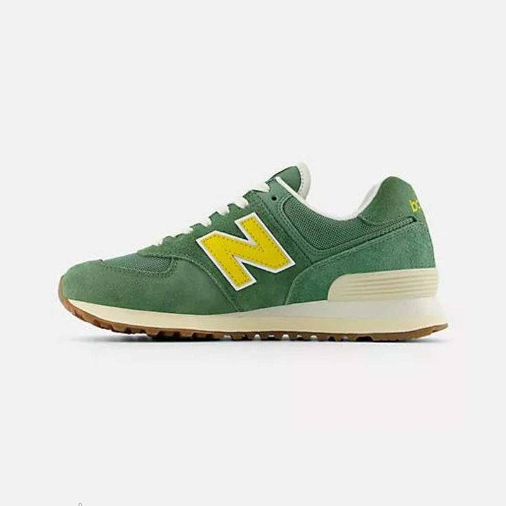 New Balance 574 Mallgard Green/Ginger Lemon W