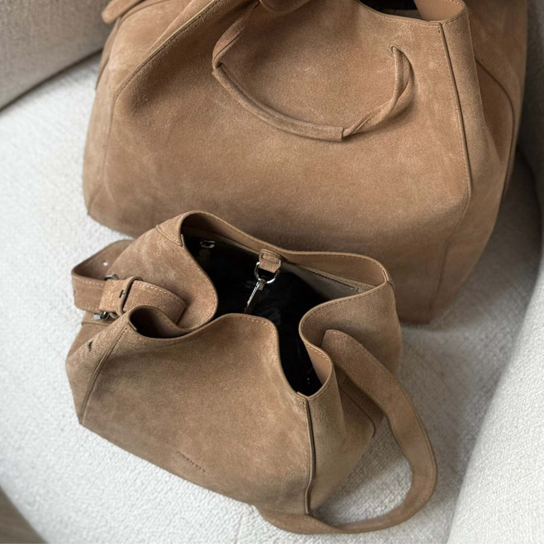 Jim Rickey Sac Medium Suede Wet Sand