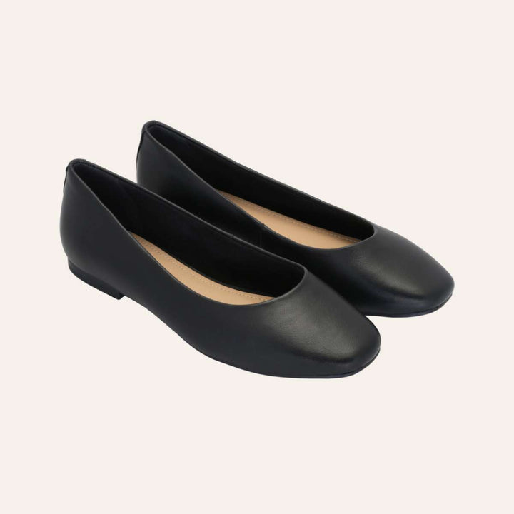 Roberto Rosso Trieste Ballerina Leather Black W