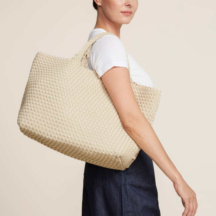Naghedi St Barths Large Tote Ecru