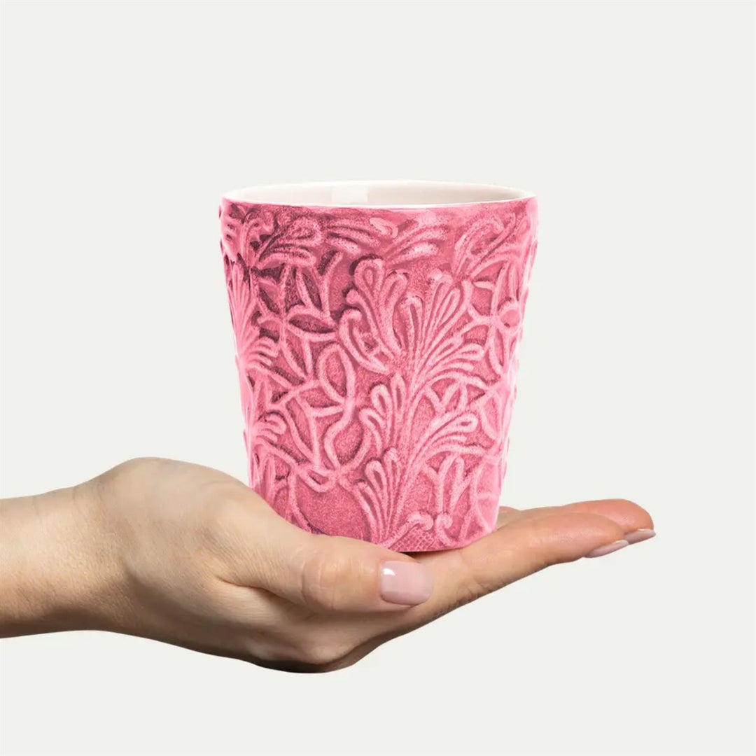 Mateus Lace Mug 30cl Pink