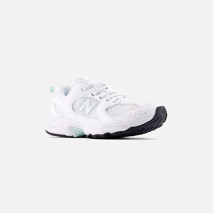 New Balance P530 Kids White with Cosmic Jade