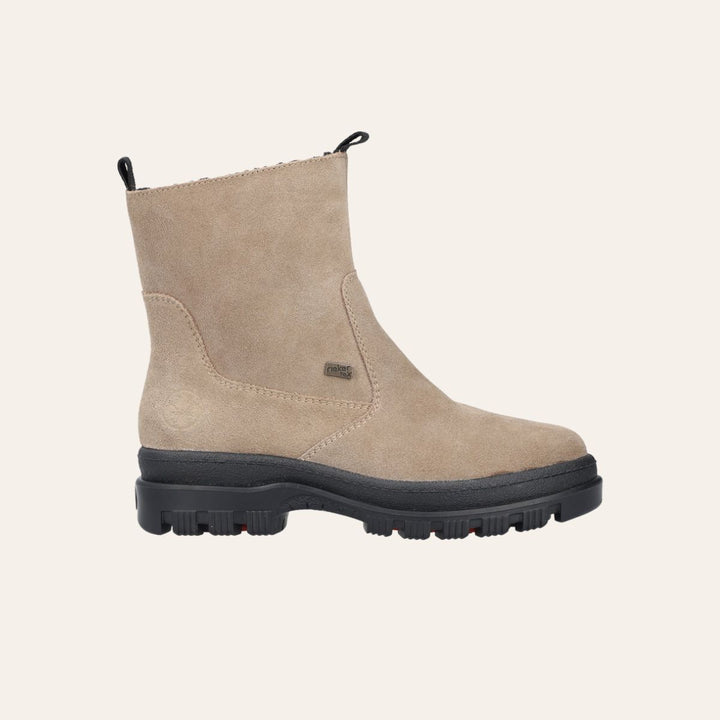 Rieker Vinterboots Piggsko Beige W