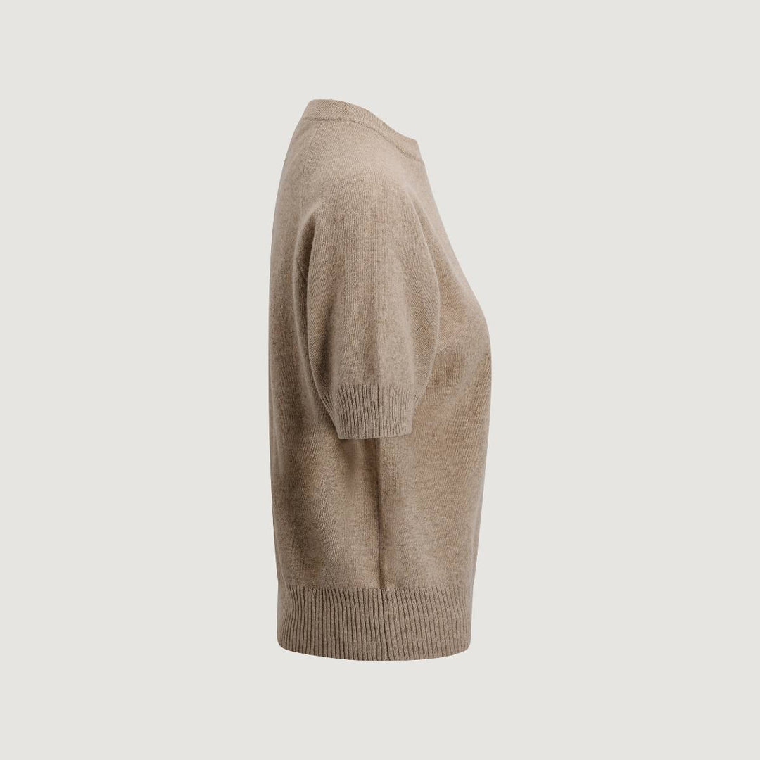 Monel Jennifer Cashmere Shirt Stone Sand