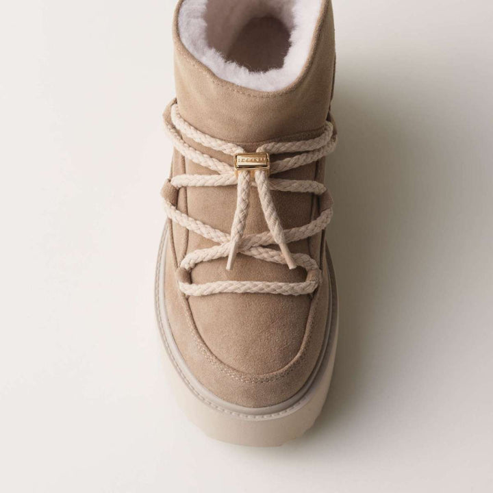 Inuikii Classic Low Platform Beige W