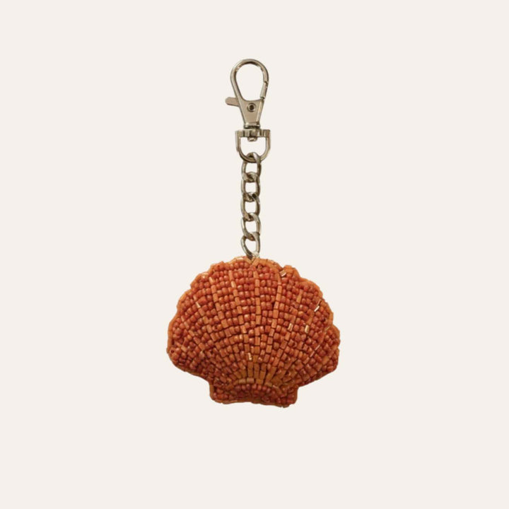 Hvisk Shell Charm Beaded Clementine