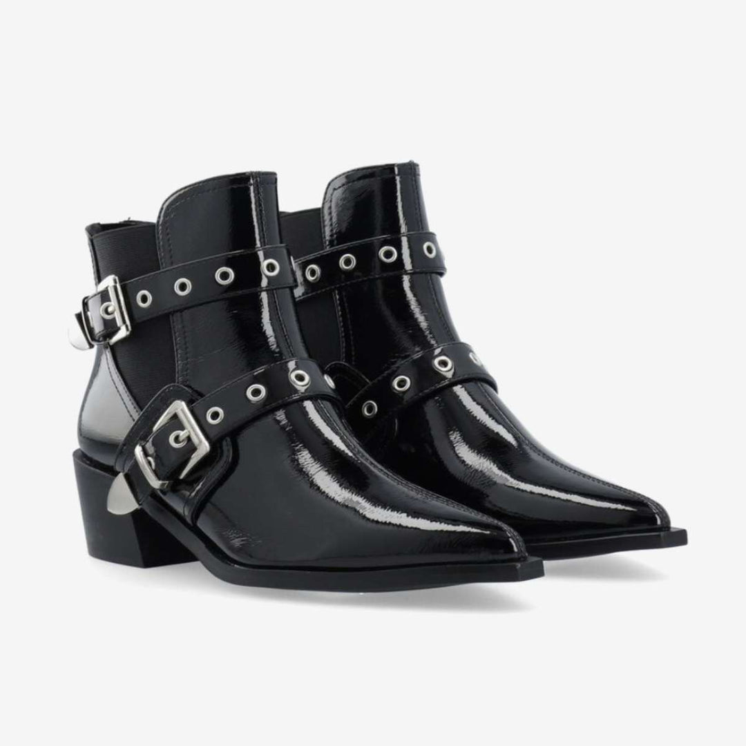Bianco BIABLAKE Chelsea Buckle Boot Black W
