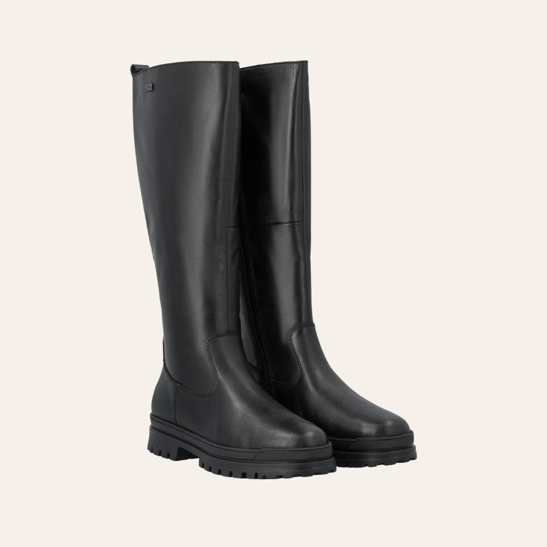 Rieker Høy Boots TEX Brodder Black W