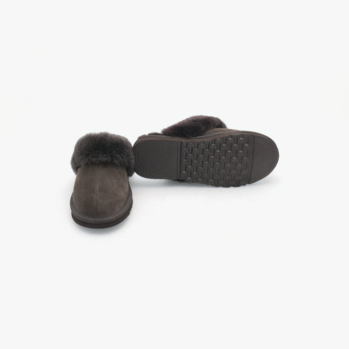 Roberto Rosso Sheepskin Slipper Coffee