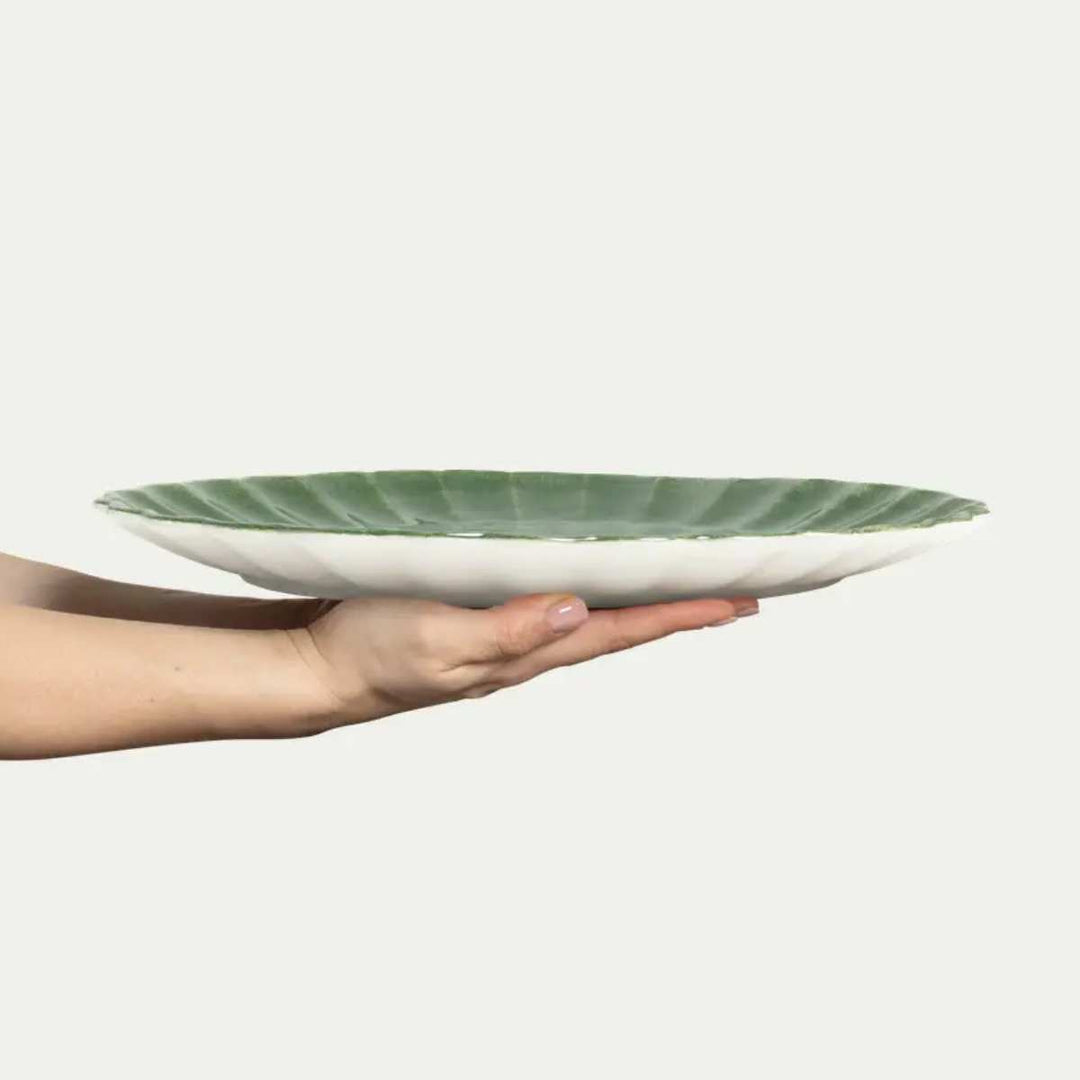 Mateus Oyster Plate 35*30cm Forrest Green