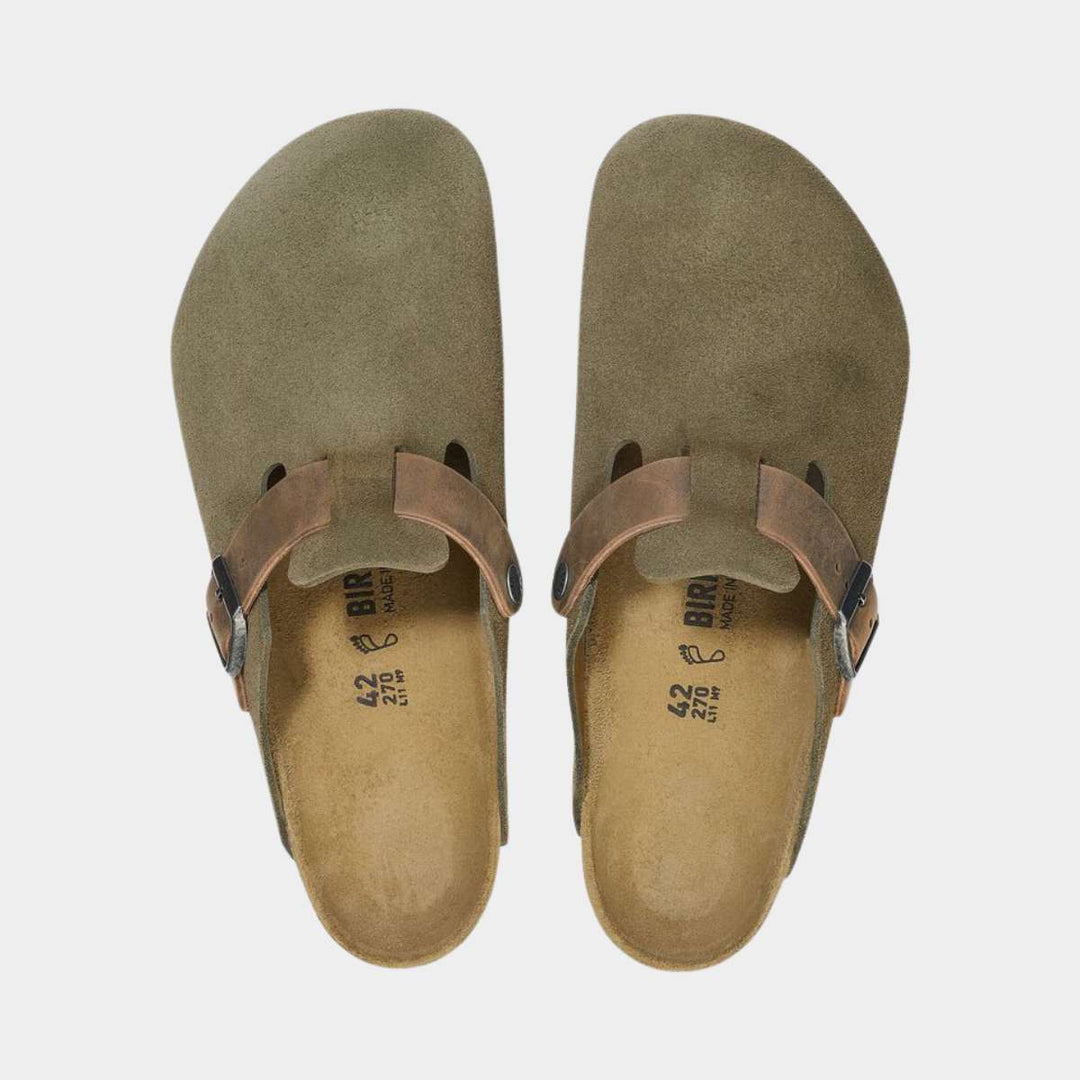 Birkenstock Boston Mixed Leather Thyme M