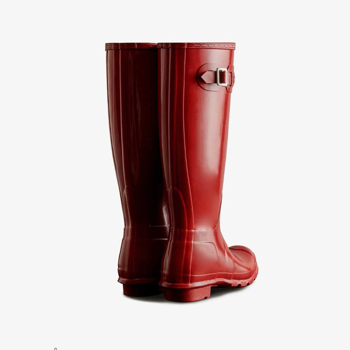 Hunter Original Tall Gloss Boots Military Red