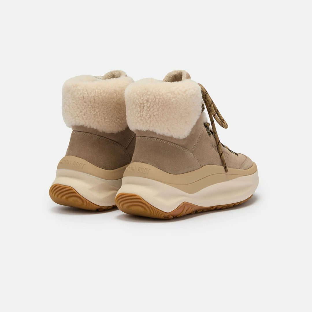 Moon Boot Moon247 City Mid Shearling Sand