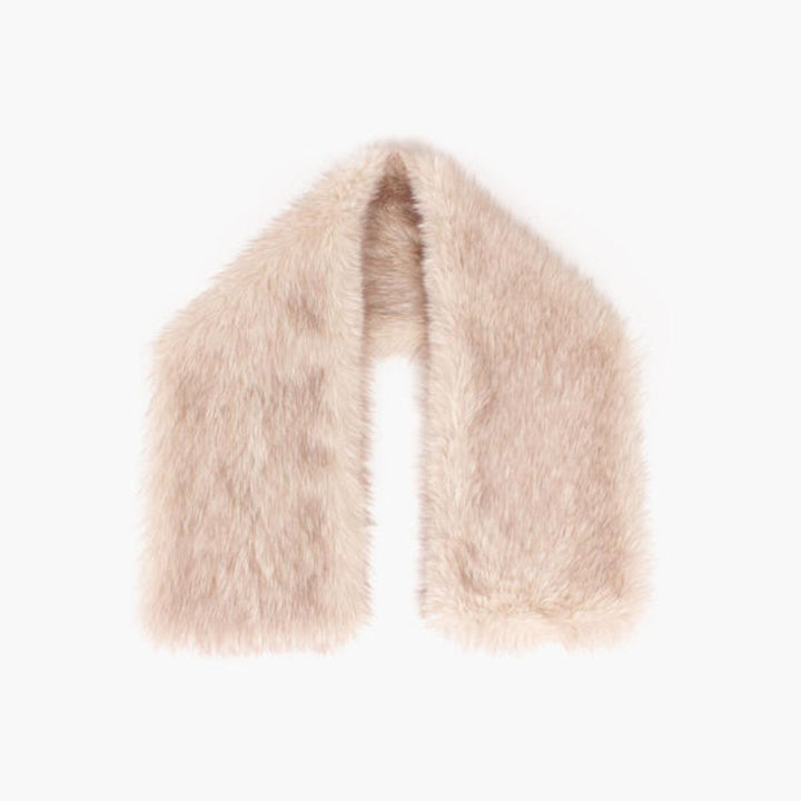 NOHR Angela Skjerf Fuskepels Beige
