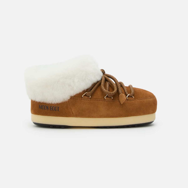 Moon Boots EVX Mule Suede Cognac/Natural