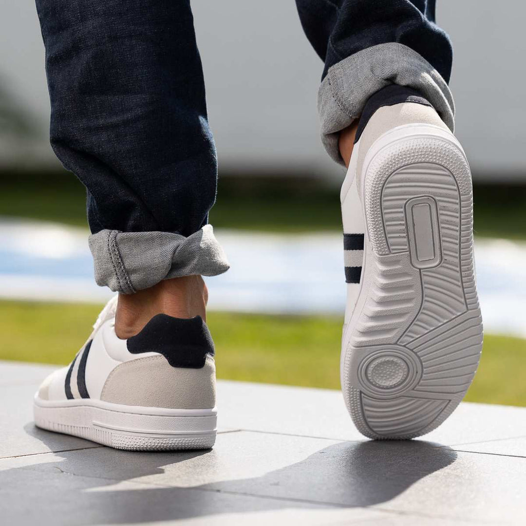 Jean Paul Bozon Court Sneaker White / Navy M