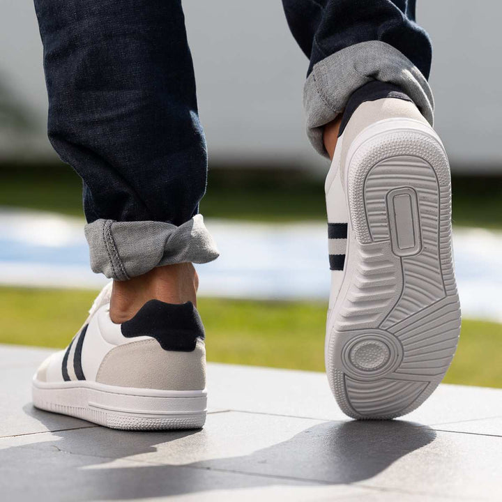 Jean Paul Bozon Court Sneaker White / Navy M