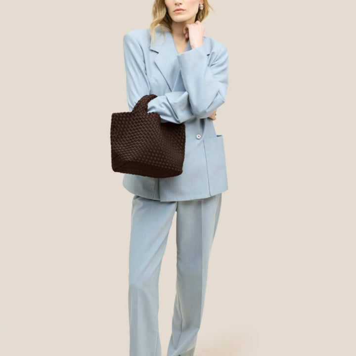 Naghedi St Barths Small Tote Chocolate