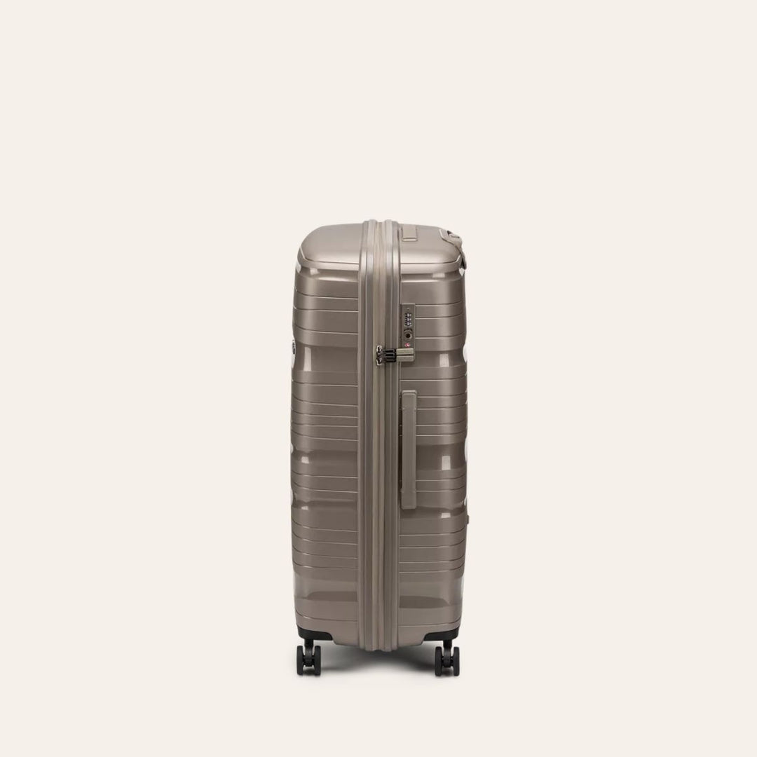 North Pioneer Koffert Stor 77cm Trolley 102L Champagne