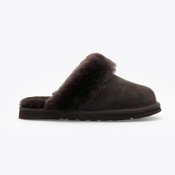 Roberto Rosso Sheepskin Slipper Coffee
