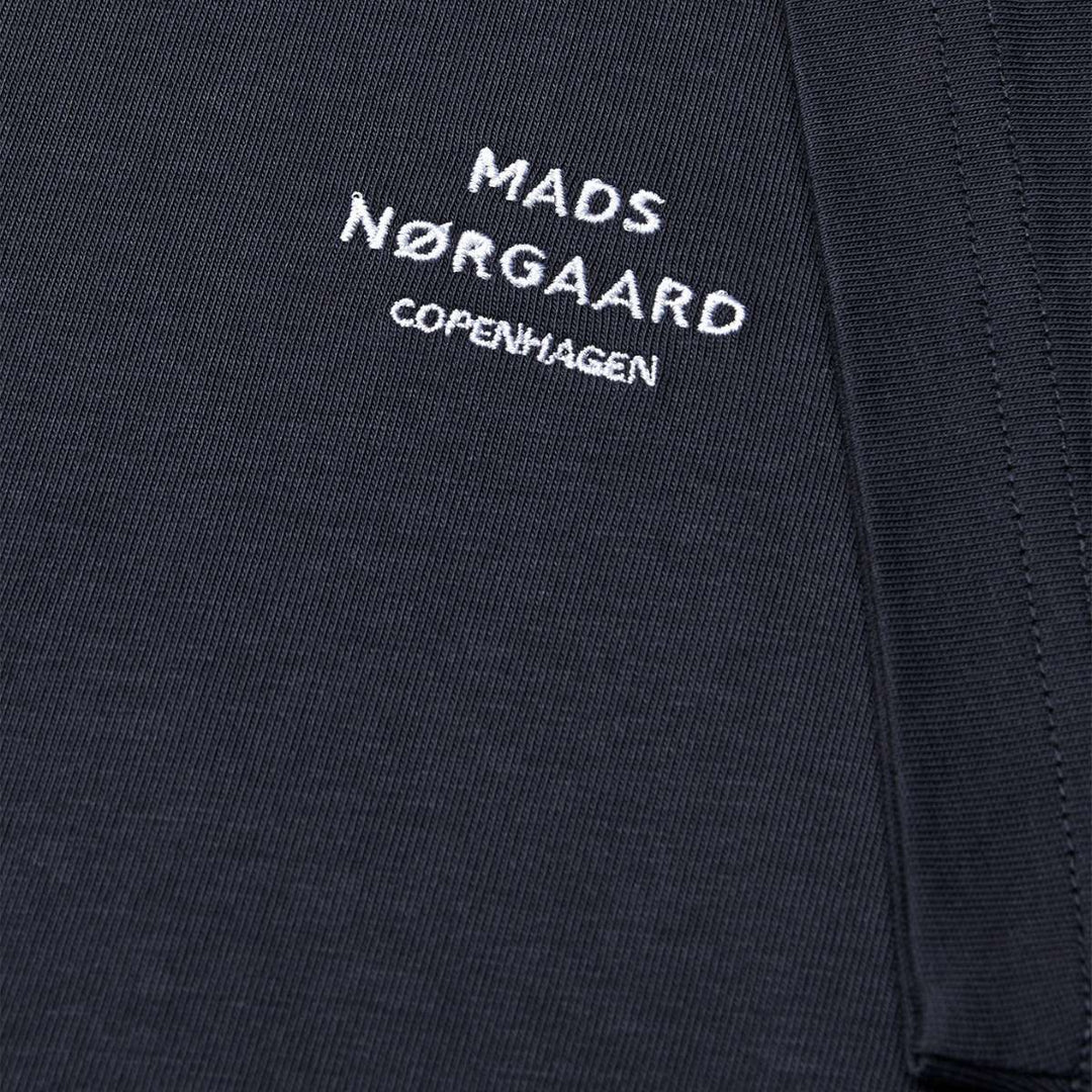 Mads Nørgaard Cotton Jersey Frode Logo Tee Parisian Night