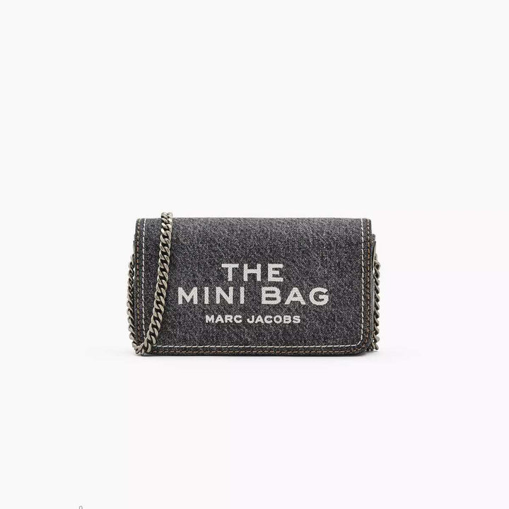 Marc Jacobs The Mini Bag Denim Black Wash