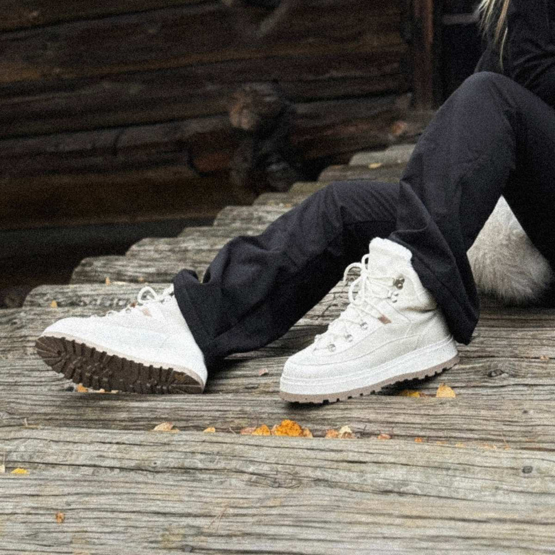 Mono Tag Cap Leather/Suede White W