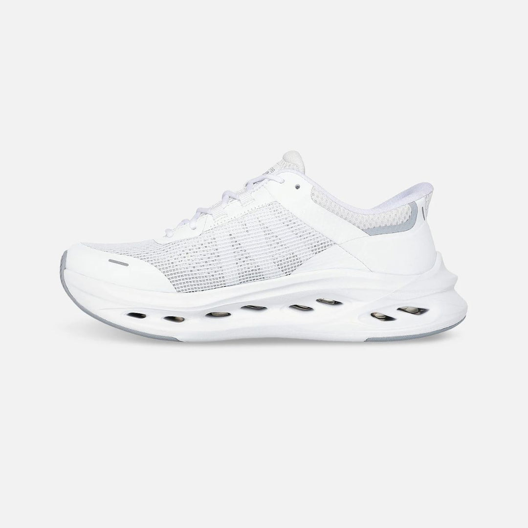 Skechers Max Cushioning Glide-Step Hvit/Grå W