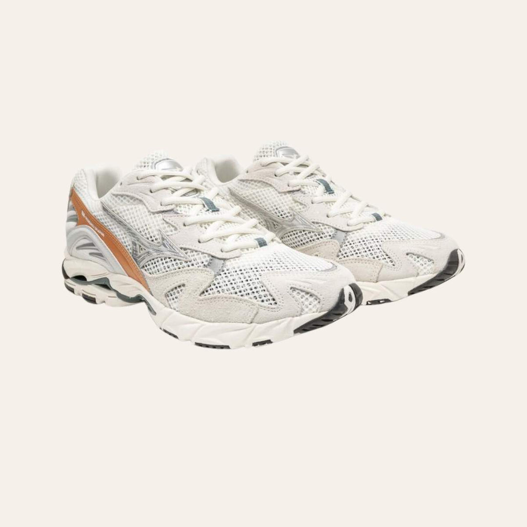 Mizuno Wave Rider 10 Snow White/Dawn Blue/Sun Baked UNI