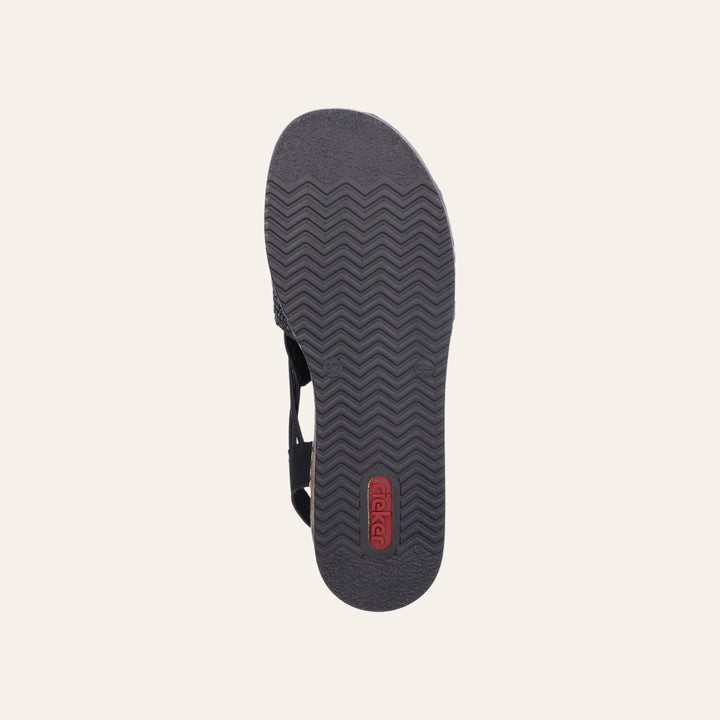 Rieker Sandal Svart W