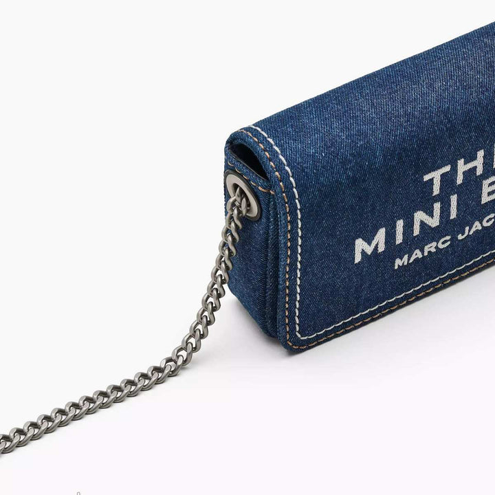 Marc Jacobs The Mini Bag Denim Dark Wash