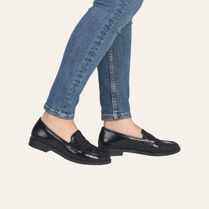 Rieker Mokasin Svart W