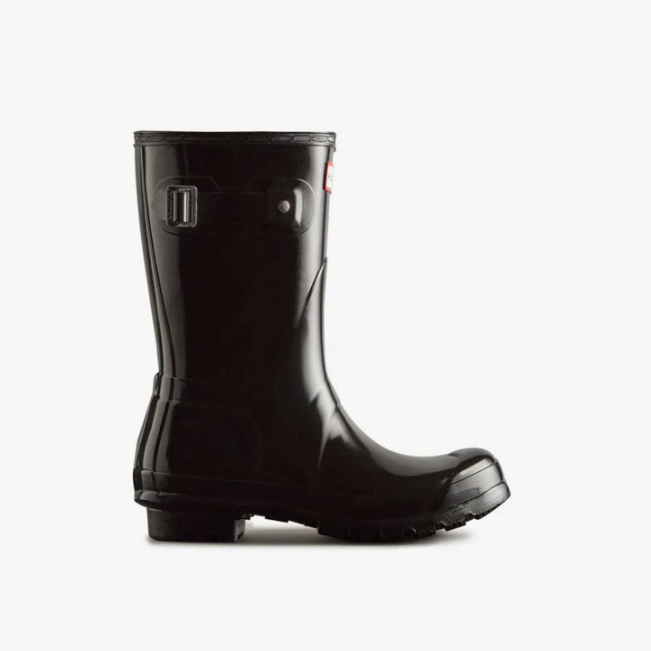 Hunter Original Short Gloss Støvler Black W