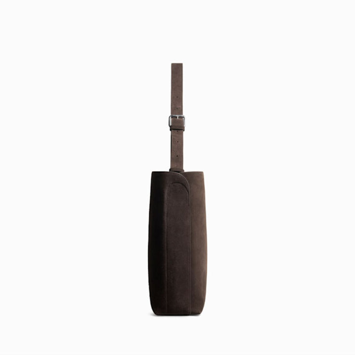 Jim Rickey Naomi Medium Suede Truffle
