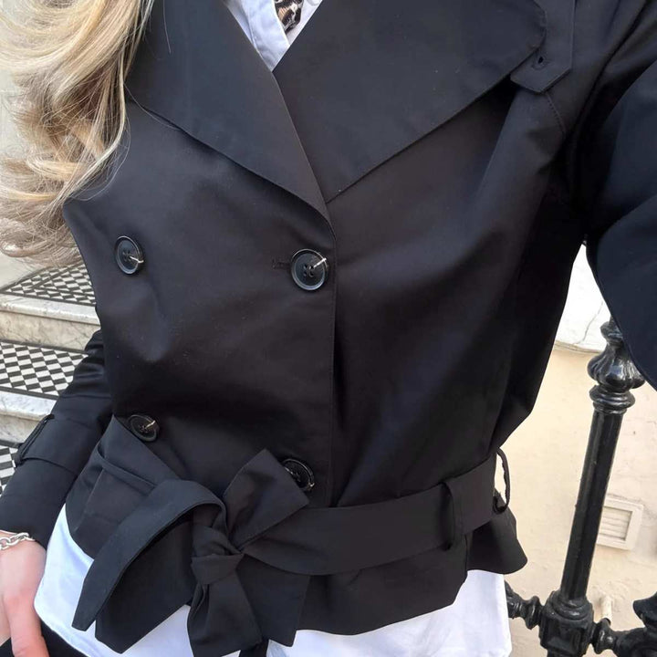 BYIC AlmaIC Trenchcoat Black