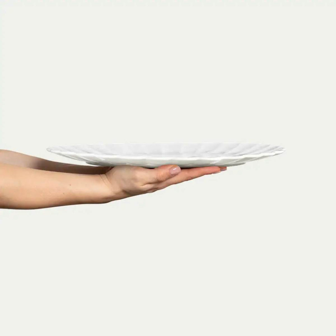 Mateus Oyster Tallerken 35*30cm Hvit