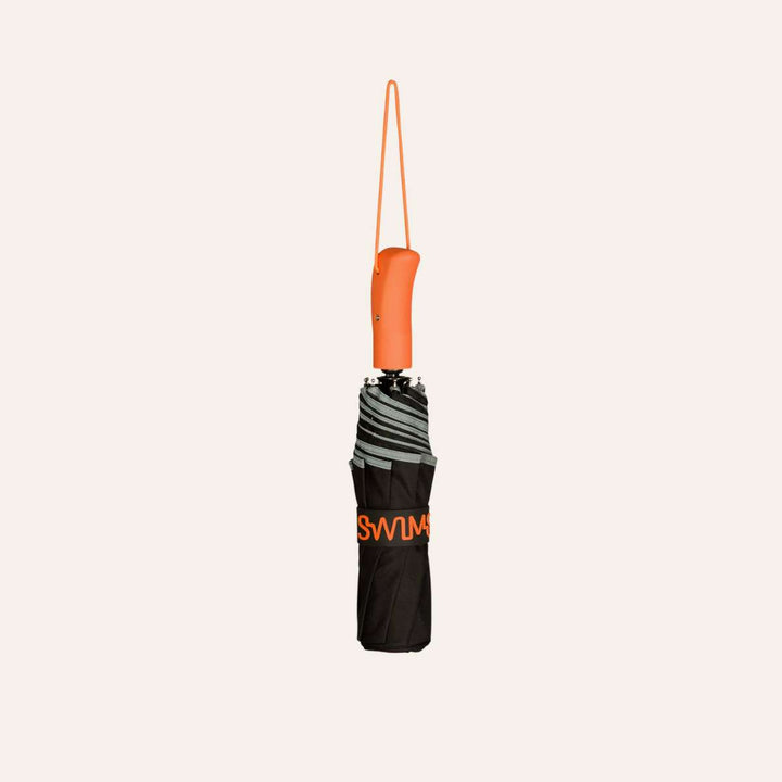 Swims Paraply Kort Svart/Orange