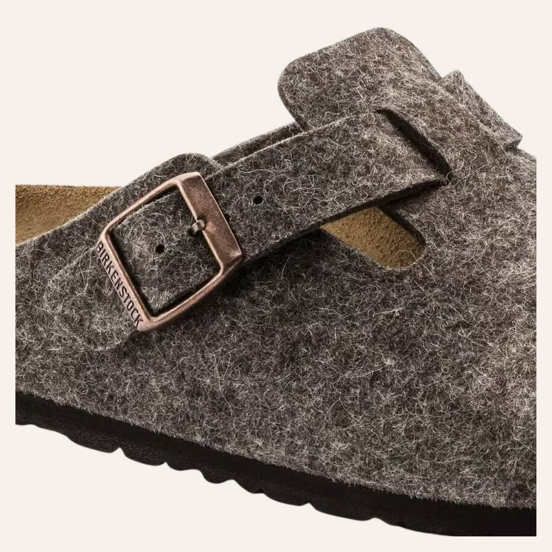 Birkenstock Tøfler Smal Boston Cocoa W