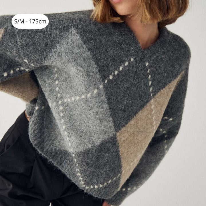 Noella Lai Knit Grey Mix