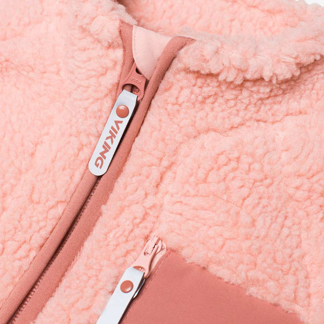 Viking Playtime Pile Midlayer Jakke Pink B