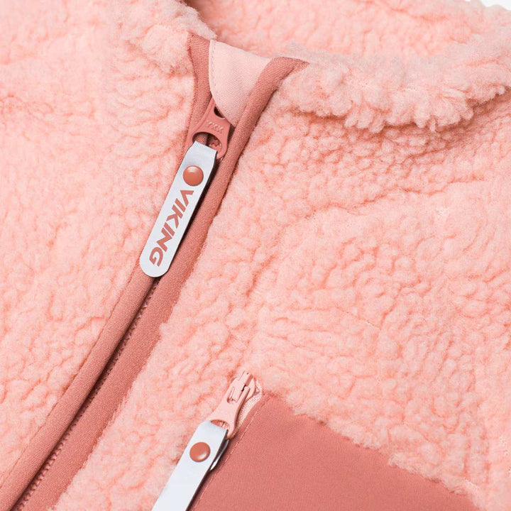 Viking Playtime Pile Midlayer Jakke Pink B