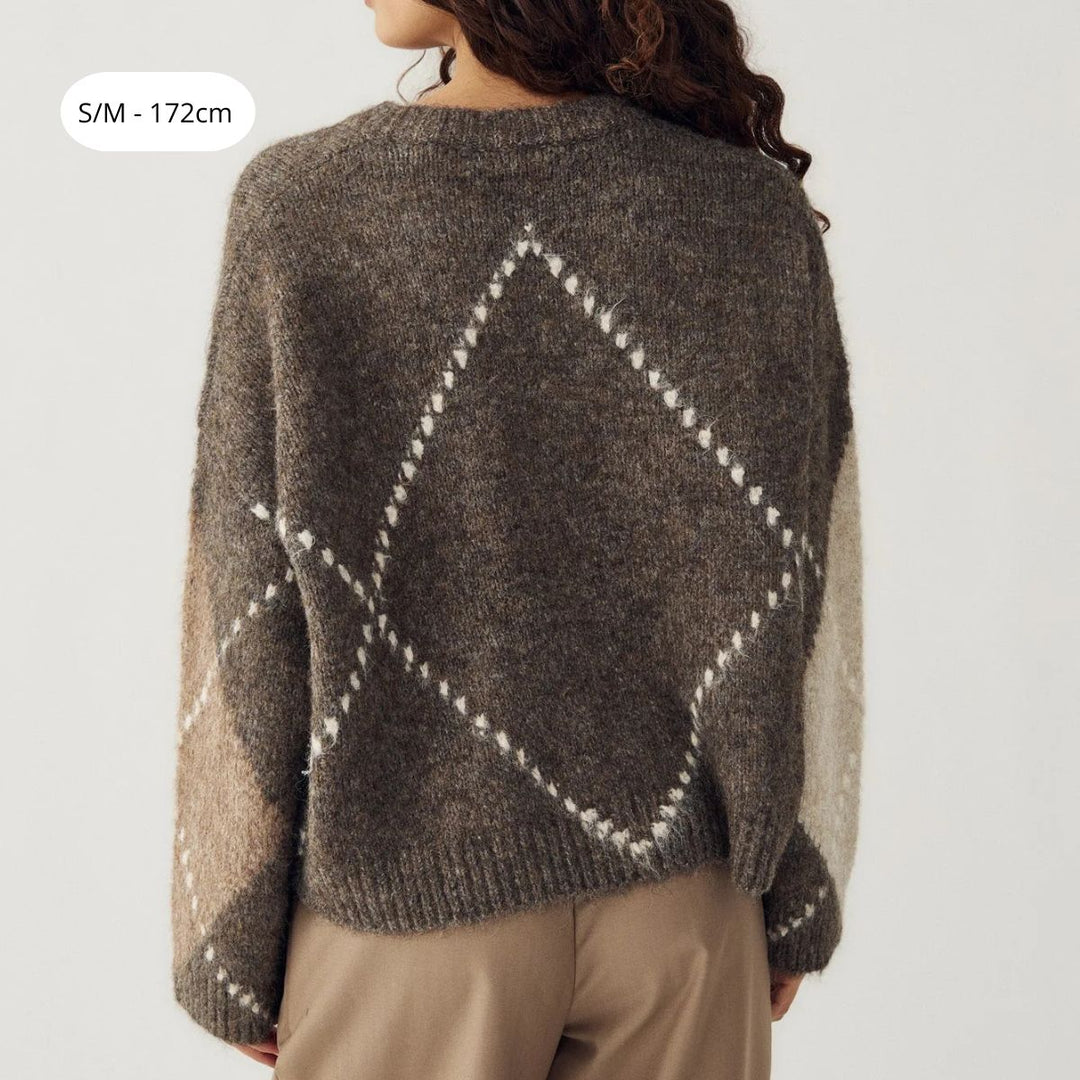 Noella Lai Knit Ash Brown Mix